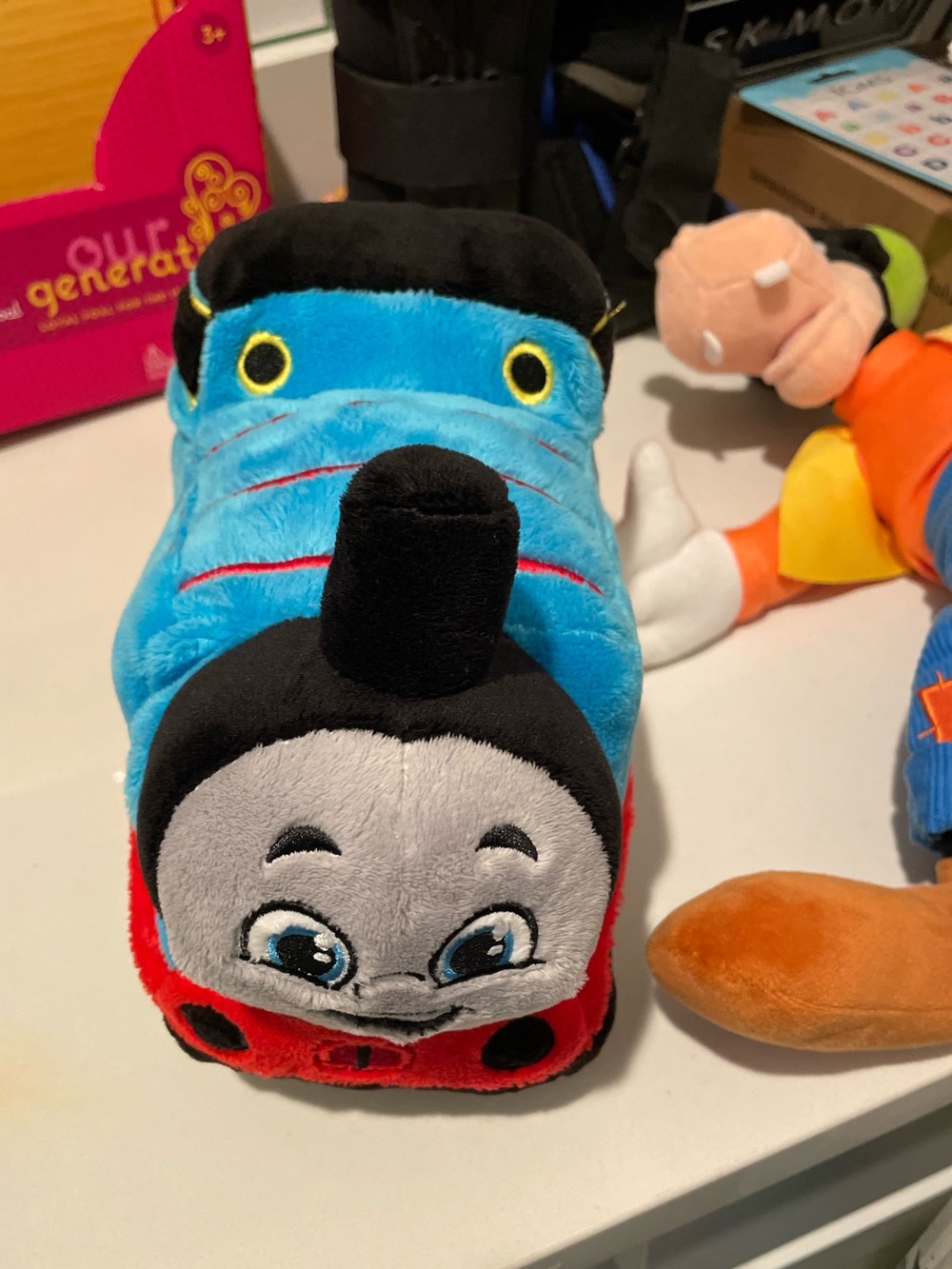 Plush Thomas & Friends Thomas Train snuggly stuffy engine locomotive toy. NWOT.
